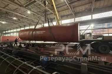 Изготовление металлоконструкций бака аккумулятора горячей воды БАГВ-2000 м3